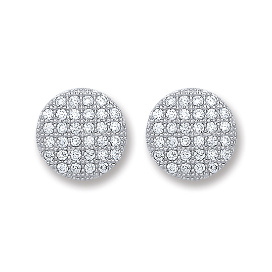 Tiny Silver Button Stud Earrings By The Carriage Trade Company |  notonthehighstreet.com