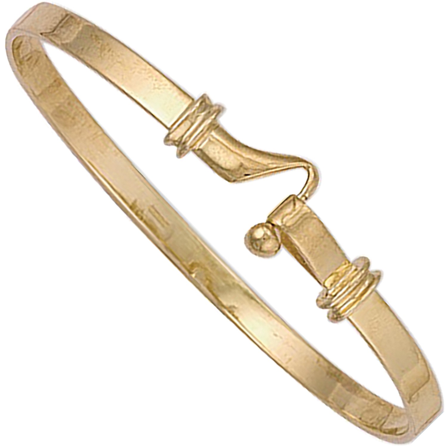 9ct Yellow Gold Ladies/Gents Hook Bangle