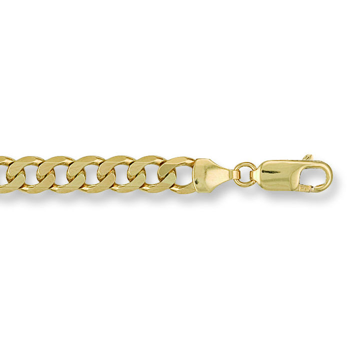 Curb 9ct Gold Chain, M