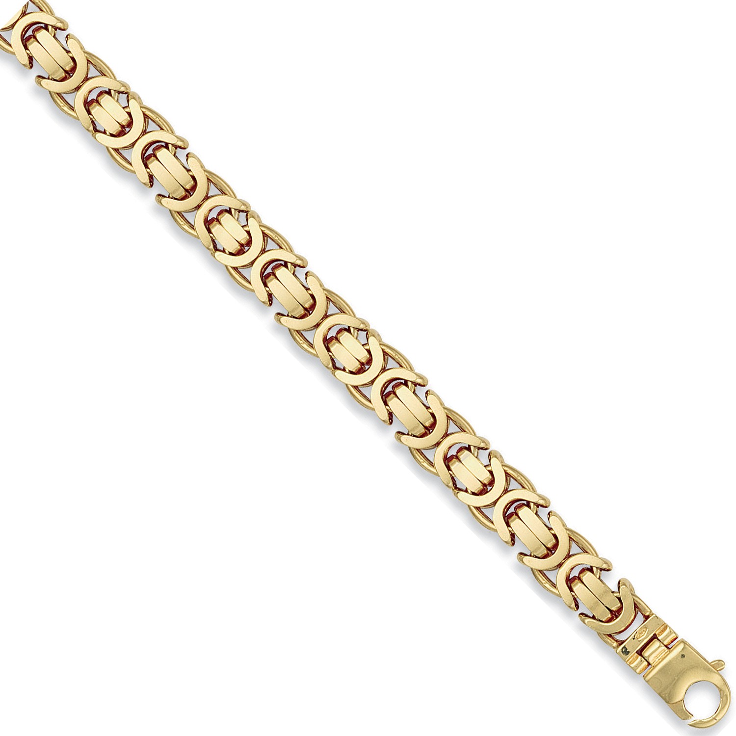 Y/G 11.5mm Byzantine Chain