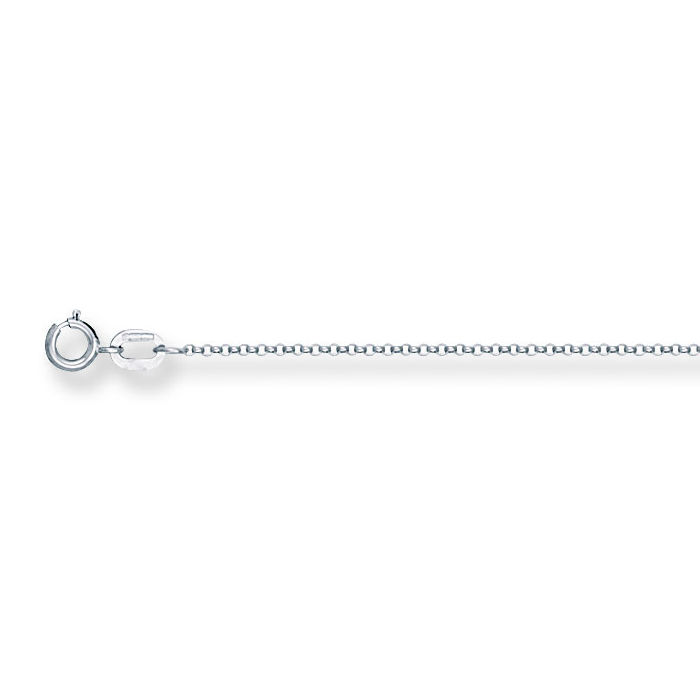 Micro Belcher 9ct White Gold Chain