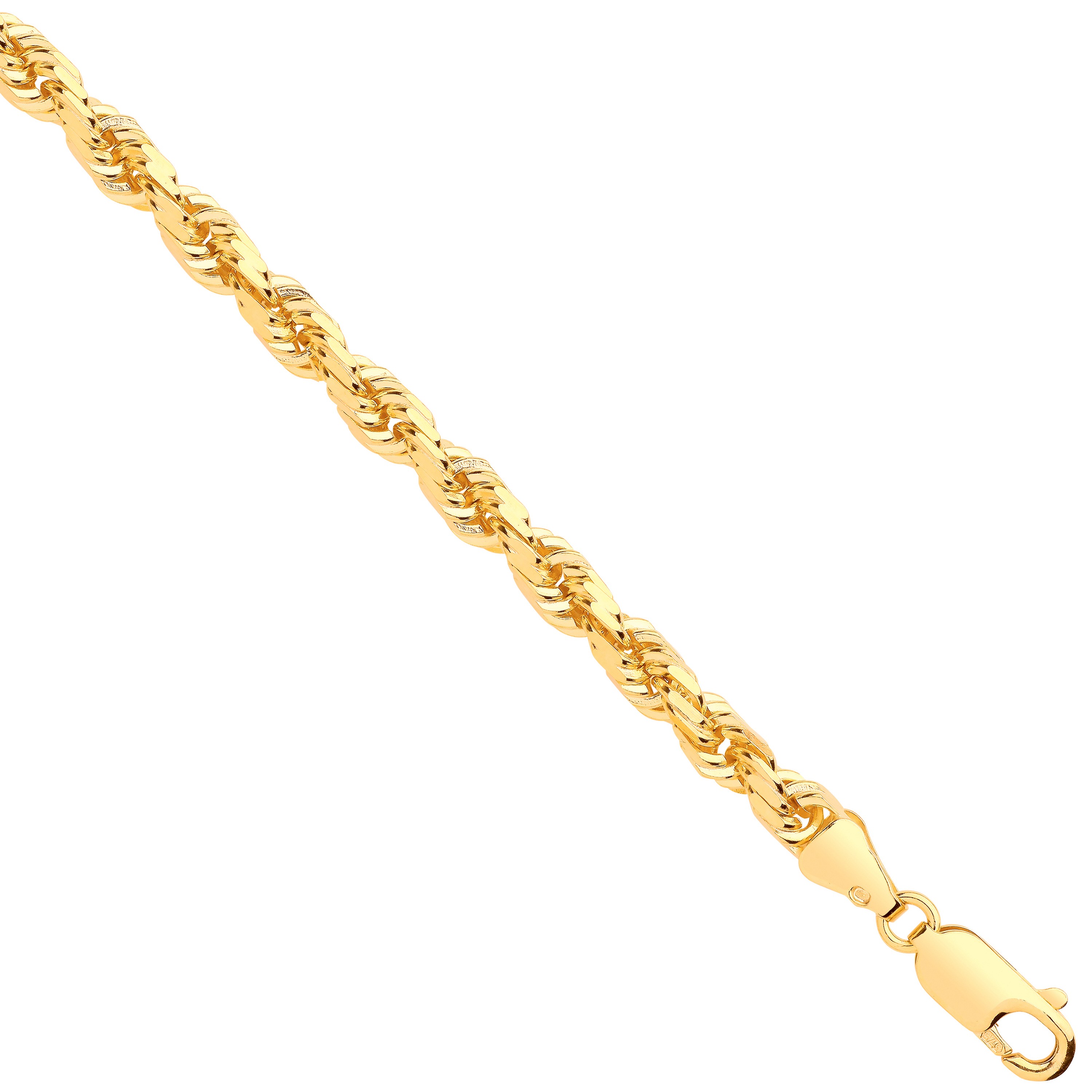 Y/G D/C 4.2mm Solid Rope Chain