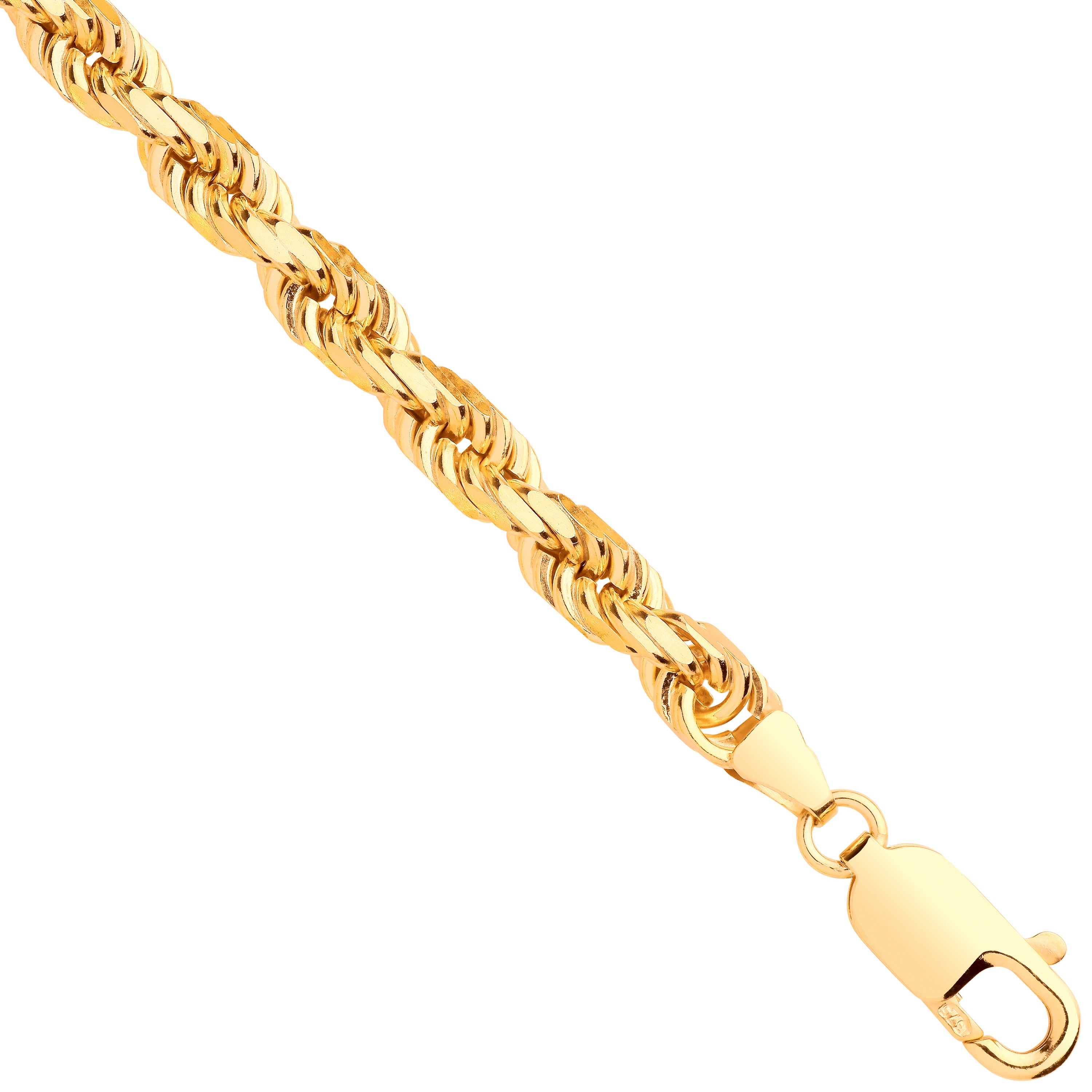 Y/G D/C 5.2mm Solid Rope Chain