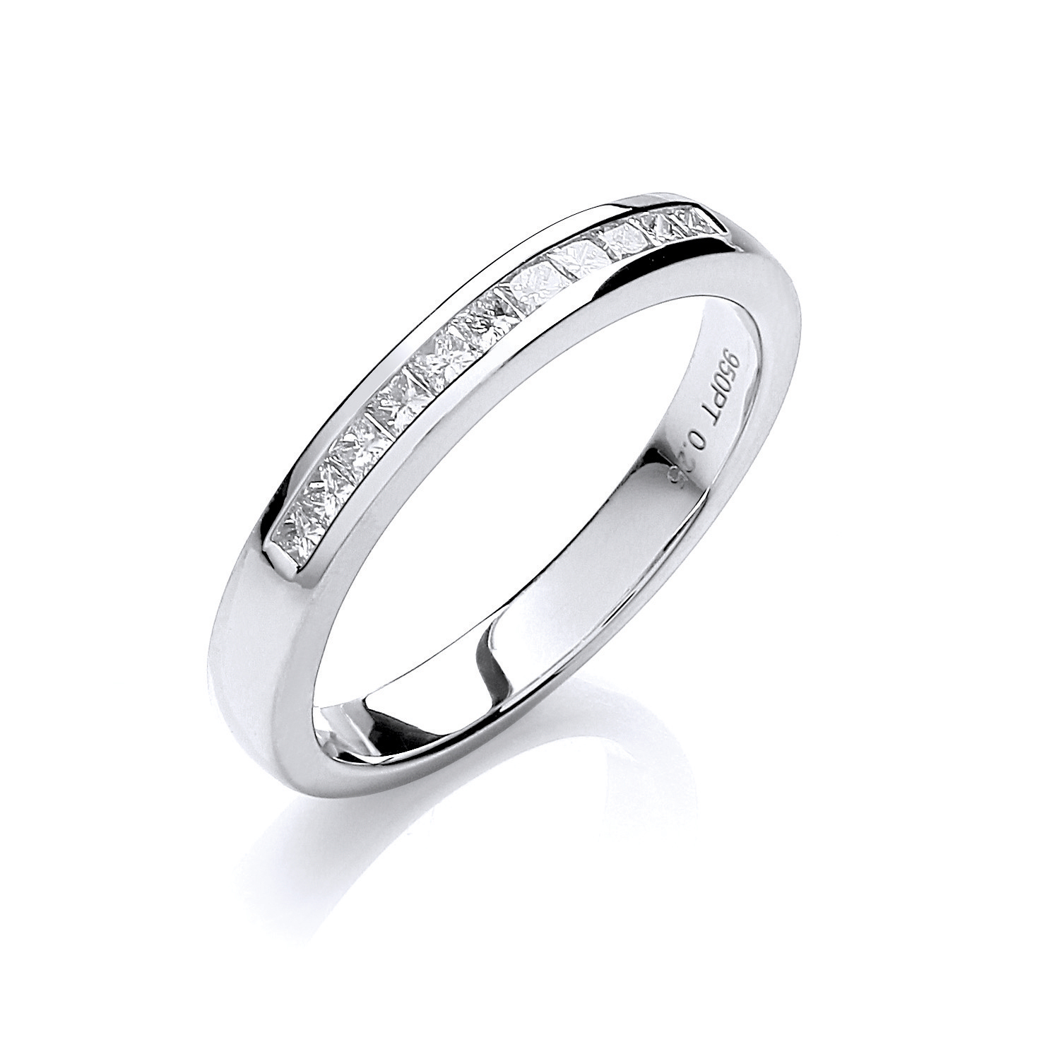 0.25ct TW Diamonds in Band 18ct White Gold Ring, G/H-SI