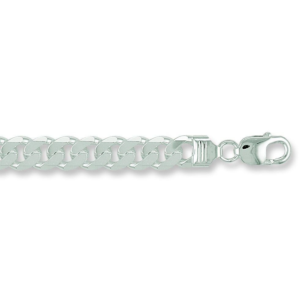 Silver Curb Chain, L