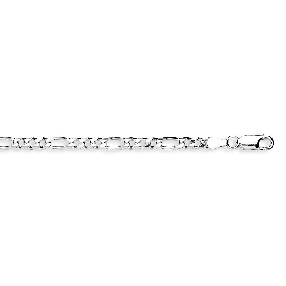 Silver Figaro Chain, XS